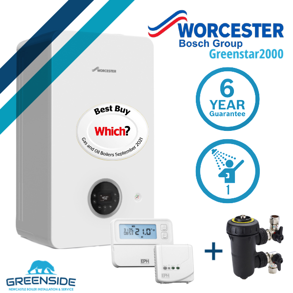Newcastle Boiler Worcester Greenstar 2000 6 Year Guarantee